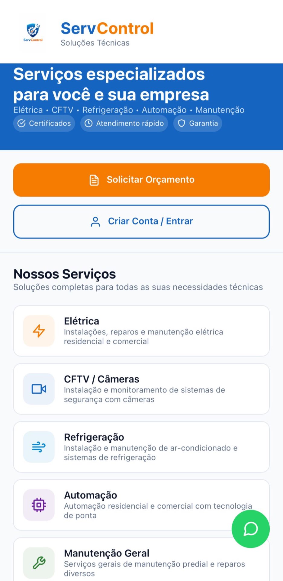 ServControl preview
